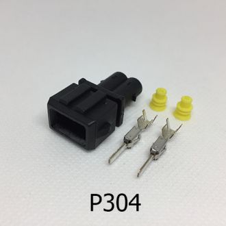 Авто разъём штыревой 2-х контактный WAG 357972762 серии 2,8мм с двумя направляющими Авто разъём штыревой 2-х контактный WAG 357972762 серии 2,8мм с двумя направляющими